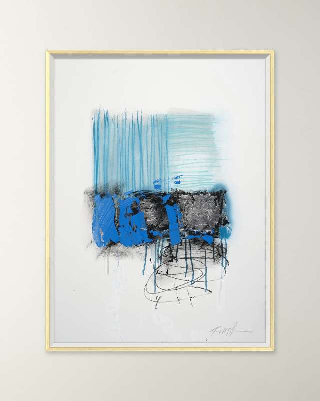 "Blue Lines 3" Giclee on Paper by Robert Robinson